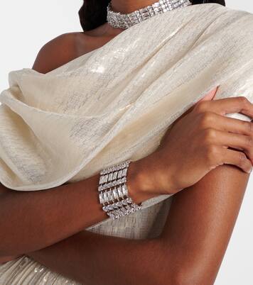 Crystal-embellished bracelet | Self-Portrait