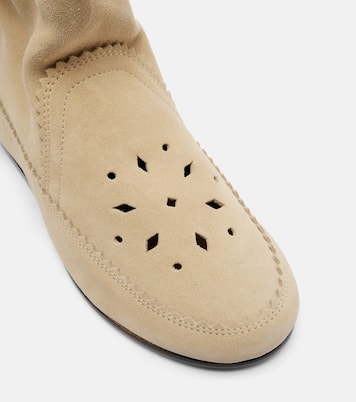 Welky laser-cut suede mid-calf boots | Isabel Marant