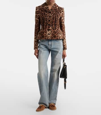 DG suede and calf hair loafers | Dolce&Gabbana