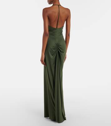 Ruched maxi dress | Victoria Beckham