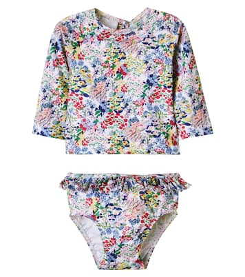 Baby Verbena two-piece rashguard swimsuit | The New Society