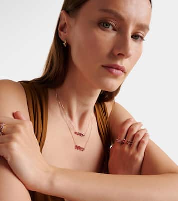 Collier en or rose 14 ct et pierres précieuses | Suzanne Kalan