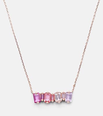 Collier en or rose 14 ct et pierres précieuses | Suzanne Kalan