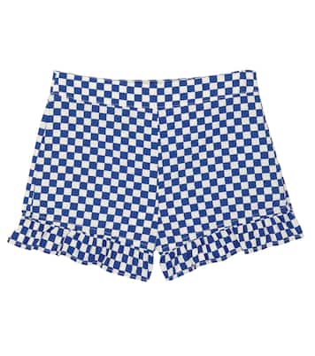 Shorts de algodón a cuadros | Stella McCartney Kids