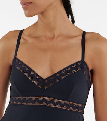 Melody lace-trimmed jersey slip dress | Eres