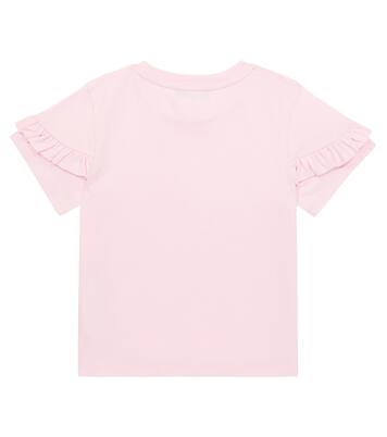 T-shirt in cotone con logo | Balmain Kids