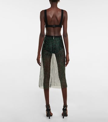 Verziertes Midikleid aus Tüll | Christopher Kane