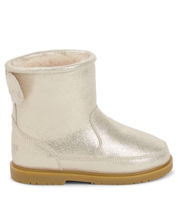 Metallic leather boots | Donsje