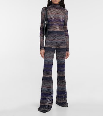 Metallic lace top | Missoni