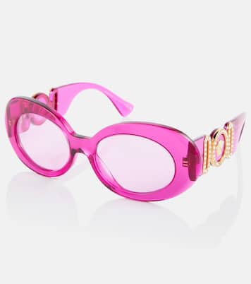 Gafas de sol redondas con adornos | Versace