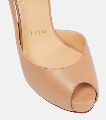Pumps Jenlove Alta 120 in pelle | Christian Louboutin