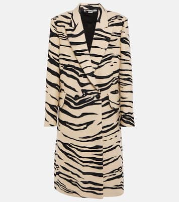 Abrigo cruzado con estampado | Stella McCartney