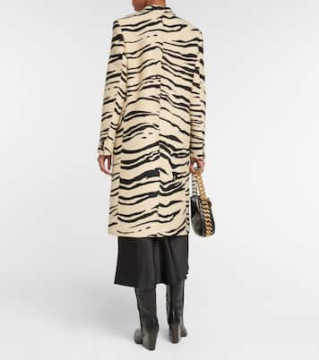 Abrigo cruzado con estampado | Stella McCartney