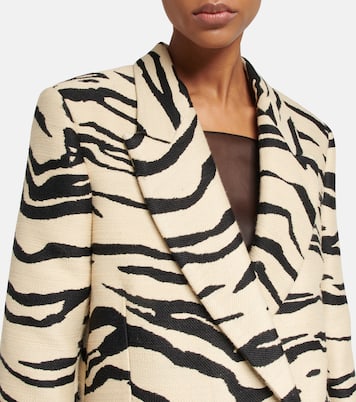 Abrigo cruzado con estampado | Stella McCartney