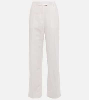 Polaris wide-leg linen and cotton pants | Aya Muse