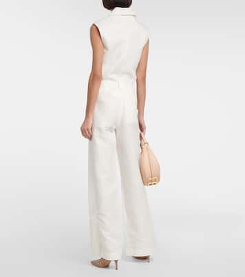 Polaris wide-leg linen and cotton pants | Aya Muse
