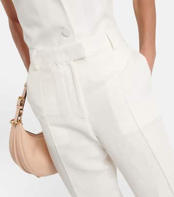Polaris wide-leg linen and cotton pants | Aya Muse