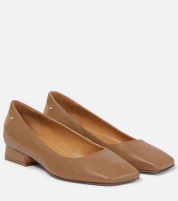 Four Stitches leather pumps | Maison Margiela