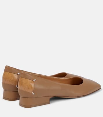 Four Stitches leather pumps | Maison Margiela