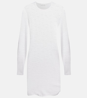 Wool, cashmere and silk minidress | Chloé