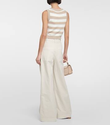 Pantalon ample en coton | Brunello Cucinelli