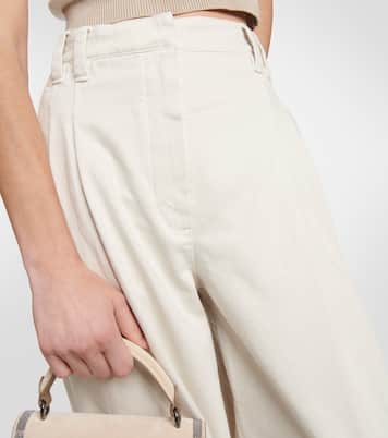 Pantalon ample en coton | Brunello Cucinelli