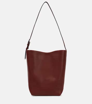 N/S Medium leather shoulder bag | The Row