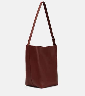 N/S Medium leather shoulder bag | The Row
