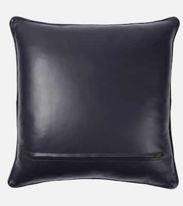 Horsebit jacquard velvet cushion | Gucci