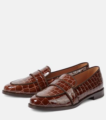 Mocassins Martin en cuir embossé | Aquazzura