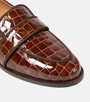 Mocassins Martin en cuir embossé | Aquazzura