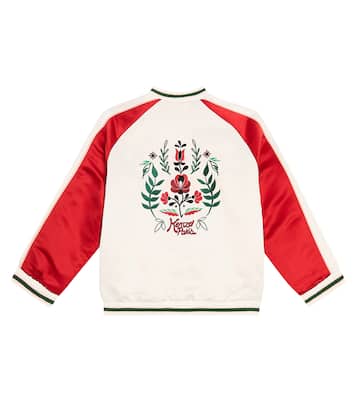 Giacca varsity in raso | Kenzo Kids