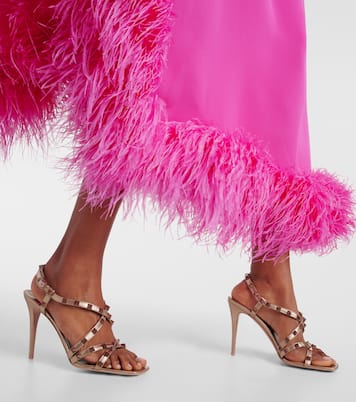 Rockstud leather sandals | Valentino Garavani
