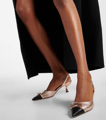 Pumps slingback Bernadette in pelle | Malone Souliers