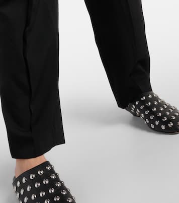 Pantalon droit Ashford en laine mélangée | Khaite