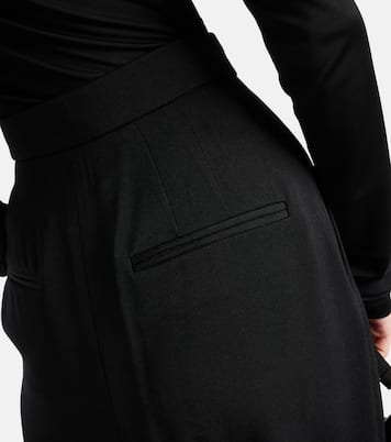 Pantalon droit Ashford en laine mélangée | Khaite