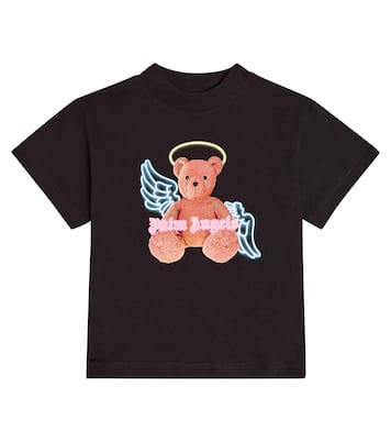 프린트 코튼 저지 티셔츠 | Palm Angels Kids