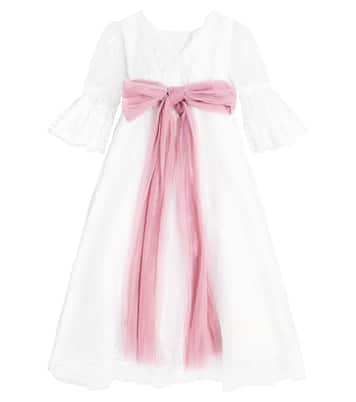 Verziertes Kleid aus Tüll | Monnalisa