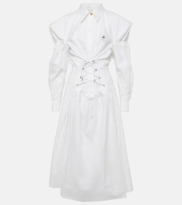 Abito midi Kate in popeline di cotone | Vivienne Westwood