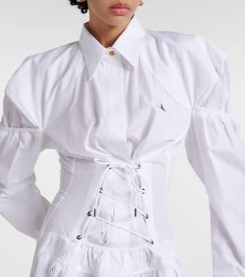 Abito midi Kate in popeline di cotone | Vivienne Westwood