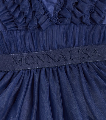 Abito in tulle con volant | Monnalisa