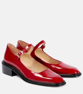 Mary-Jane-Pumps Penelope aus Leder | Souliers Martinez