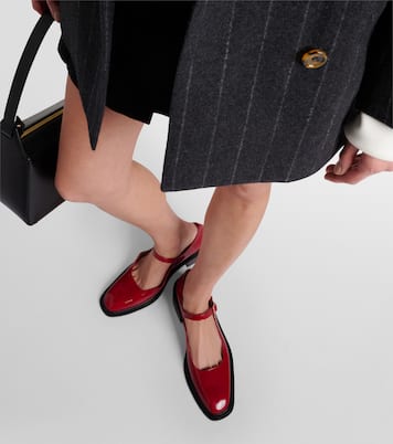 Mary-Jane-Pumps Penelope aus Leder | Souliers Martinez