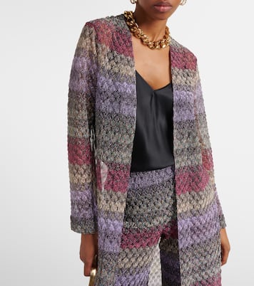 Cardigan in maglia con lamé | Missoni