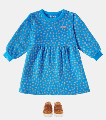 Kleid Daisies aus Frottee | Tinycottons