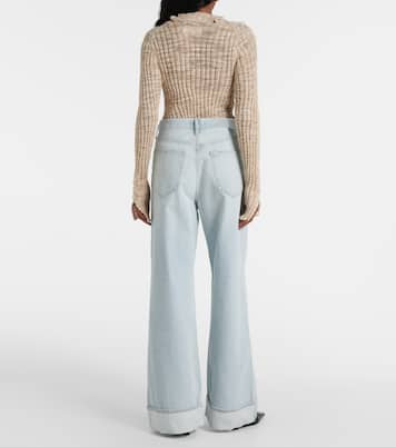 Jeans Dame a gamba larga e vita alta | Agolde