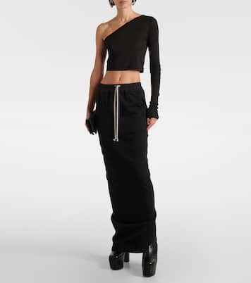 تنورة من الدنيم DRKSHDW Pillar | Rick Owens