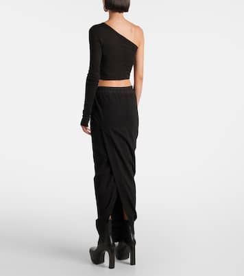 تنورة من الدنيم DRKSHDW Pillar | Rick Owens