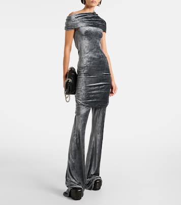 Robe Lola en velours | Rick Owens