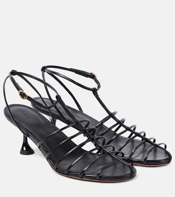 Tee Cage 60 leather sandals | Proenza Schouler